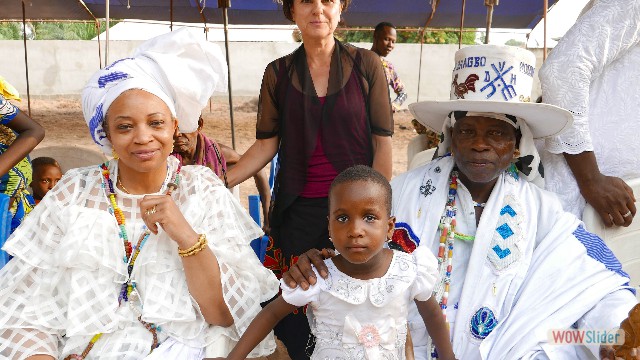 honored being with His Majesty Daagbo Hounon Houna II and Manbo Dowoti Desir 